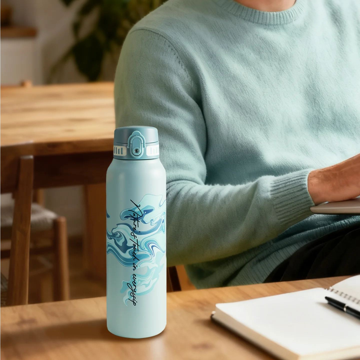 970ML Large Capacity Insulated Water Bottle Stainless Steel Thermal with Lift Hands Outdoor Camping Vacuum Flask
970ML Large Capacity Insulated Water Bottle Stainless Steel Thermal with Lift Hands Outdoor Camping Vacuum Flask