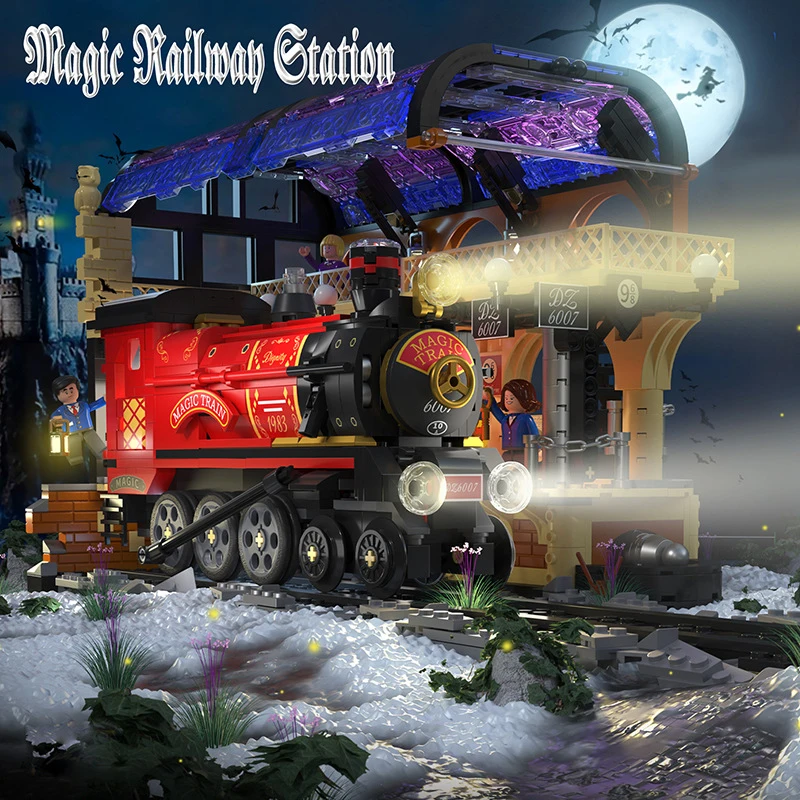 Mini Magic Train Station 3D Building Blocks, Creative Assembled Stereo Model, Handcraft Ornament for Home Decoration and Gift
Mini Magic Train Station 3D Building Blocks, Creative Assembled Stereo Model, Handcraft Ornament for Home Decoration and Gift