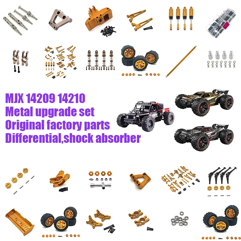 MJX 14210 14209 H14BM Metal Steering Cup Upper Lower Swing Arm Set Shock Tower Bracket Body Post Hyper Go RC Car Upgrade Parts
MJX 14210 14209 H14BM Metal Steering Cup Upper Lower Swing Arm Set Shock Tower Bracket Body Post Hyper Go RC Car Upgrade Parts