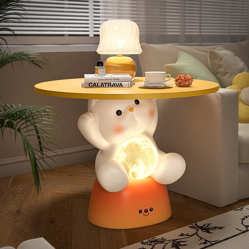 Original Cat-shaped Side Table Artistic Cream Sofa Corner End Table with LED Lighting Large-Capacity Room Decorative Storage
Original Cat-shaped Side Table Artistic Cream Sofa Corner End Table with LED Lighting Large-Capacity Room Decorative Storage