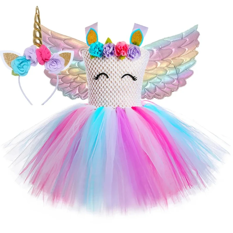 Toddler Girls Unicorn Costume Kids Halloween Birthday Party Tutu Dress Up Outfit for Girls Pastel Flowers Unicorn Princess Dress
Toddler Girls Unicorn Costume Kids Halloween Birthday Party Tutu Dress Up Outfit for Girls Pastel Flowers Unicorn Princess Dress