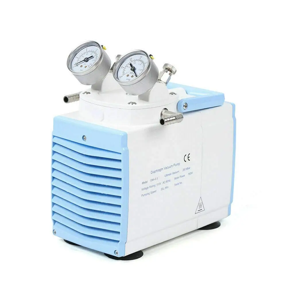 Безмасляный мембранный вакуумный насос Безмасляный поршневой вакуумный насос ≥0,08 МПа 30 л/мин Вакуумный насос с высоким расходом Давление 110 В 160 Вт
Безмасляный мембранный вакуумный насос Безмасляный поршневой вакуумный насос ≥0,08 МПа 30 л/мин Вакуумный насос с высоким расходом Давление 110 В 160 Вт