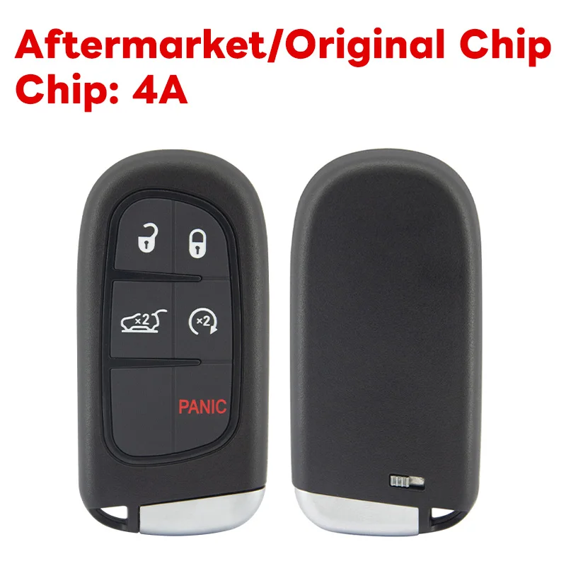 REMTEKEY smart key 5 button 434Mhz 4A chip for Jeep Cherokee Grand Cherokee 2014-2018 FCC GQ4-54T (with original board)
REMTEKEY smart key 5 button 434Mhz 4A chip for Jeep Cherokee Grand Cherokee 2014-2018 FCC GQ4-54T (with original board)