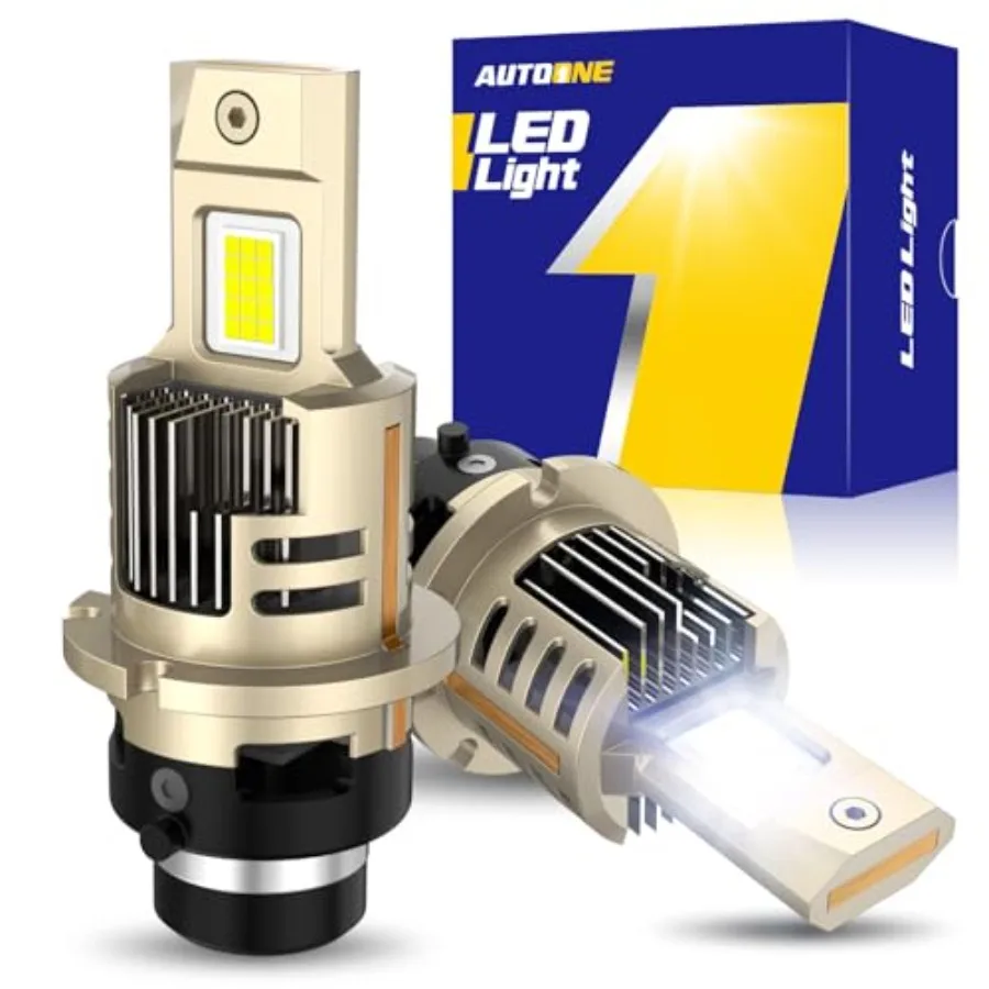 D4S Bulb 60000LM LED Bulb for automotive headlights aluminum alloy housing white light 3 Min Quick Install 20 Years Lifespan No
D4S Bulb 60000LM LED Bulb for automotive headlights aluminum alloy housing white light 3 Min Quick Install 20 Years Lifespan No