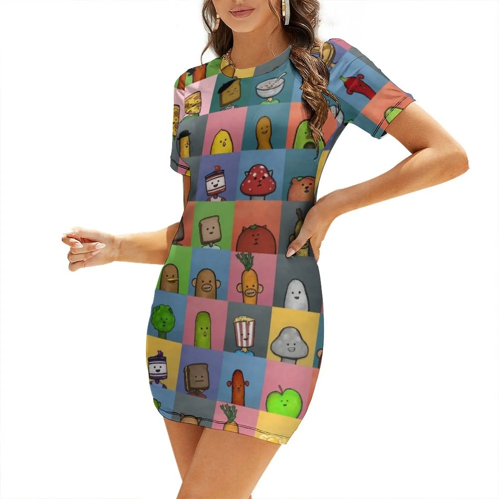 FOODLES Short-Sleeved Dress dresses ladies 2025 summer birthday dress for women summer dresses womens 2025 Dress
FOODLES Short-Sleeved Dress dresses ladies 2025 summer birthday dress for women summer dresses womens 2025 Dress