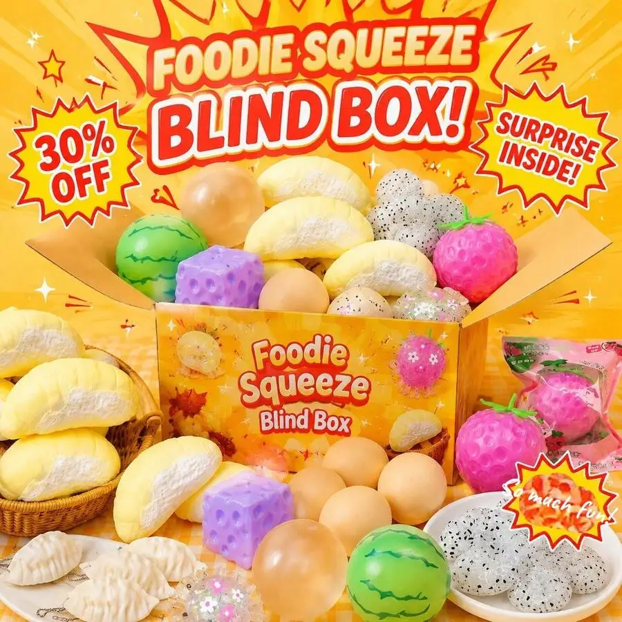 The Only Snack That Won't Ruin Your Diet – Mystery Blind Box Surprise Random Box 1 Random Slow Rise Squishy Cute Food Donut Ice Cream Pizza Burger Sushi Taco Salad Fidget Stress Toy Decompression Anxiety Relief Calming Sensory Gift For Kids Adults
The Only Snack That Won't Ruin Your Diet – Mystery Blind Box Surprise Random Box 1 Random Slow Rise Squishy Cute Food Donut Ice Cream Pizza Burger Sushi Taco Salad Fidget Stress Toy Decompression Anxiety Relief Calming Sensory Gift For Kids Adults