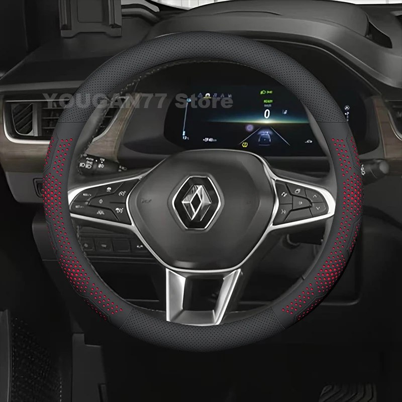 Leather Car Steering Wheel Cover For Renault Grand Kangoo 2024 2015-2023 Non-slip Auto interior Renault Kangoo Accessories 2025
Leather Car Steering Wheel Cover For Renault Grand Kangoo 2024 2015-2023 Non-slip Auto interior Renault Kangoo Accessories 2025