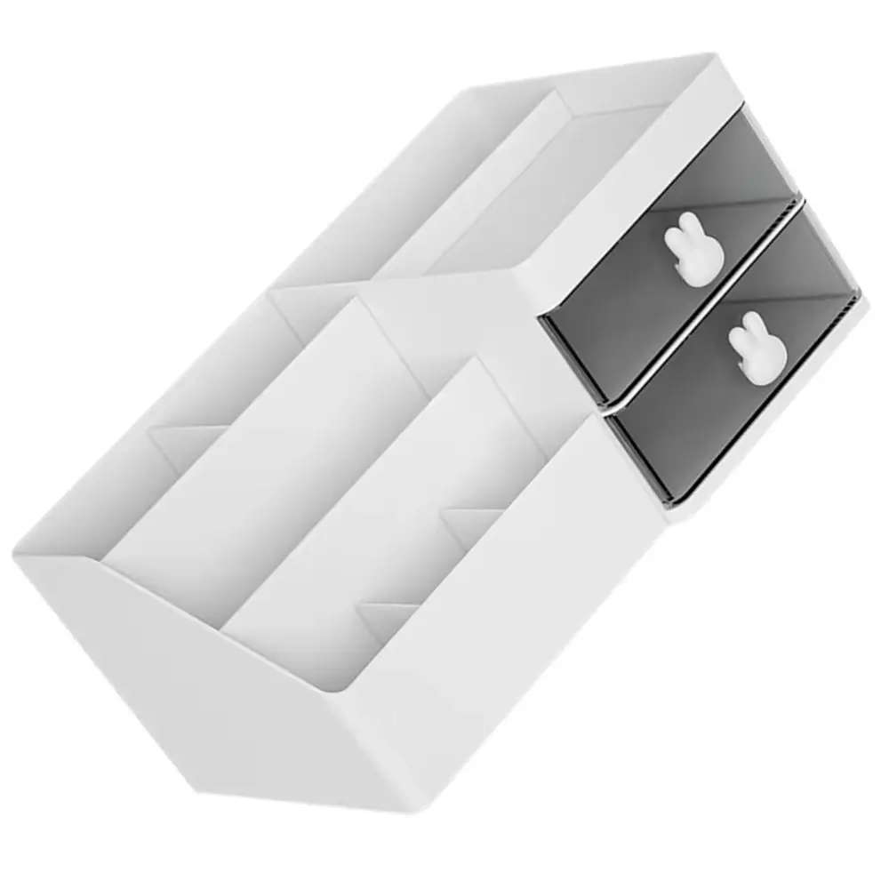 10 Compartments Desktop Stationery Storage Box 2 Drawers Cute Bunny Makeup Storage Case Large Capacity Decorative
10 Compartments Desktop Stationery Storage Box 2 Drawers Cute Bunny Makeup Storage Case Large Capacity Decorative