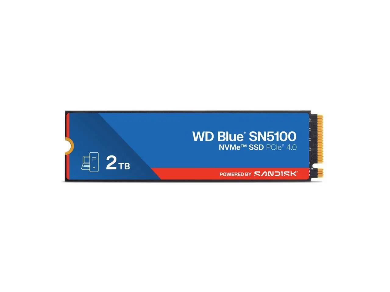 WD Blue SN5100 2TB NVMe SSD, PCIe Gen 4.0, up to 7,100 MB/s read speeds
WD Blue SN5100 2TB NVMe SSD, PCIe Gen 4.0, up to 7,100 MB/s read speeds