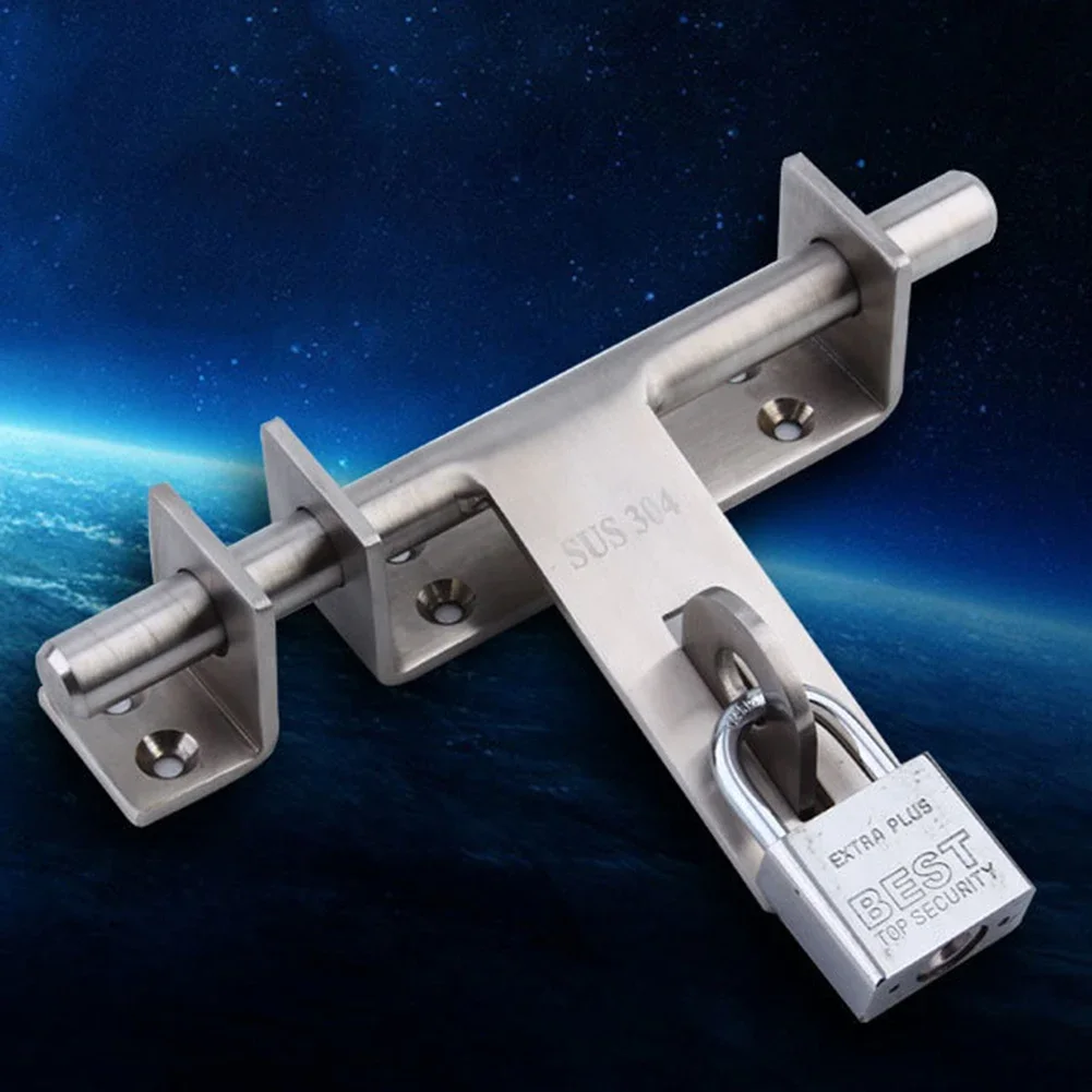 Bolt Lock Deadbolt Lock 1PCS Long Service Life 170mm Sliding Bolt Latch Steel Bolt With Padlock Hole High-Quality
Bolt Lock Deadbolt Lock 1PCS Long Service Life 170mm Sliding Bolt Latch Steel Bolt With Padlock Hole High-Quality