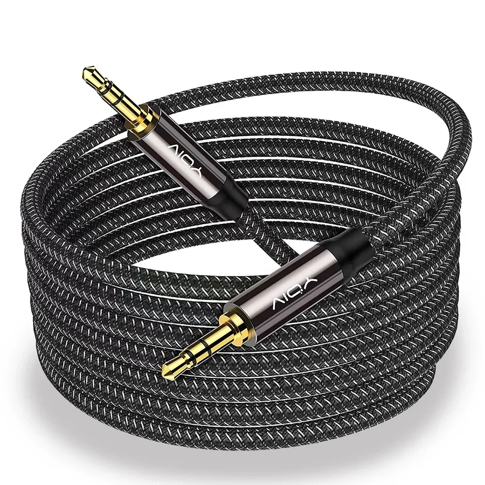 3.5mm Aux Cable Jack 3.5 TRS Male To Male Stereo Audio Cable for Headphone Phone iPad iPod Car Audio Speaker Etc
3.5mm Aux Cable Jack 3.5 TRS Male To Male Stereo Audio Cable for Headphone Phone iPad iPod Car Audio Speaker Etc