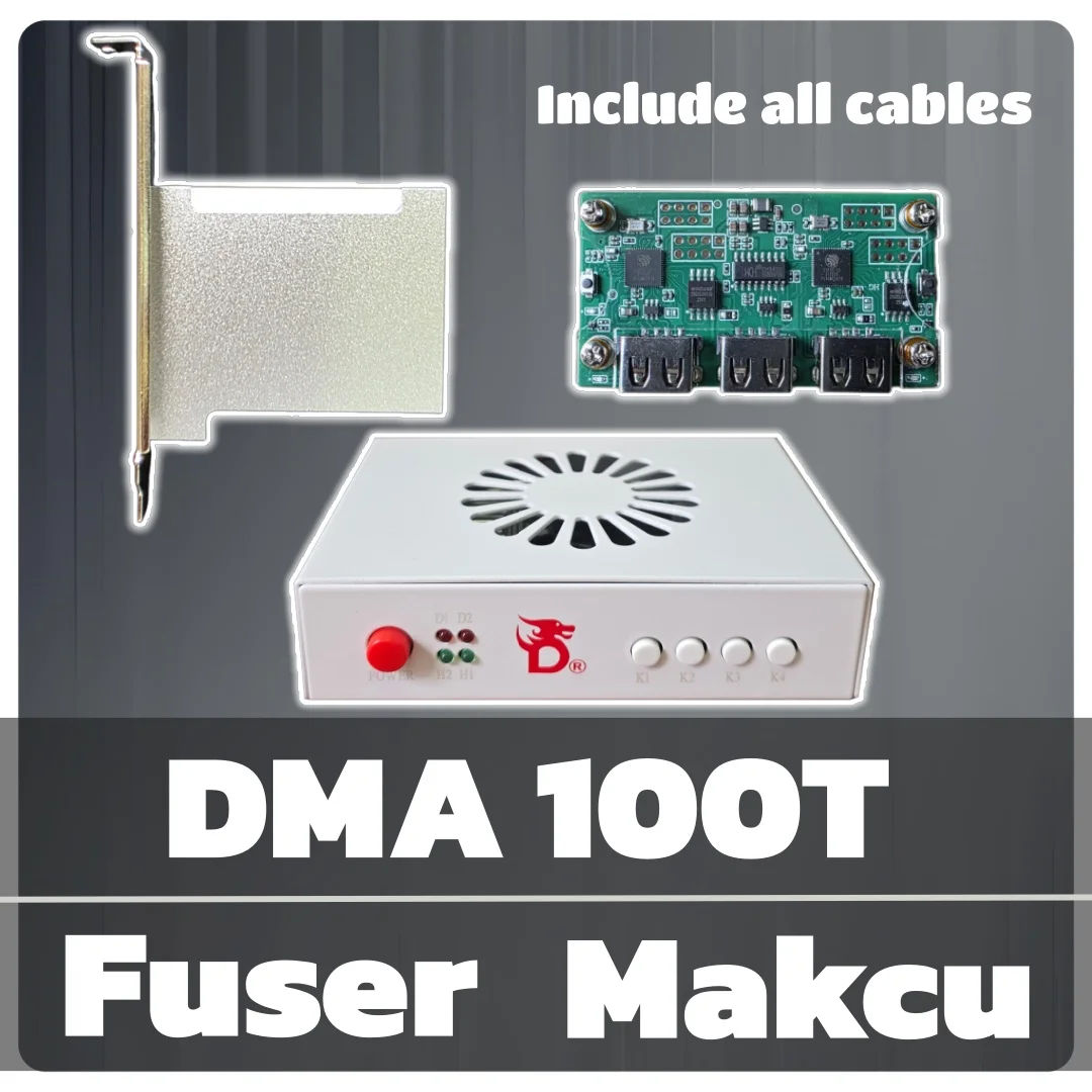 Комплект DMA 100t: карта FPGA DMA100t Pro + HDMI-адаптер Dichen + набор Makcu-DMA
Комплект DMA 100t: карта FPGA DMA100t Pro + HDMI-адаптер Dichen + набор Makcu-DMA
