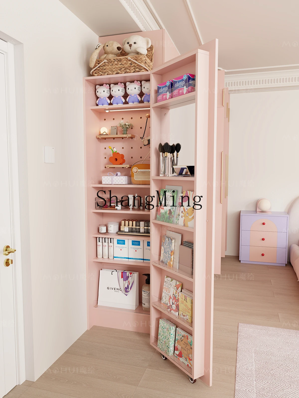 CL combination wardrobe standing cosmetic cabinet large capacity storage cabinet side thin cabinet against the wall
CL combination wardrobe standing cosmetic cabinet large capacity storage cabinet side thin cabinet against the wall
