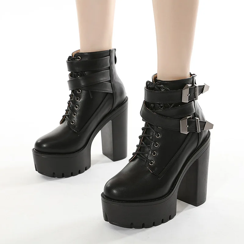 Women's boots 2026 new strap thick sole waterproof platform women's shoes thick high heels short boots
Women's boots 2026 new strap thick sole waterproof platform women's shoes thick high heels short boots