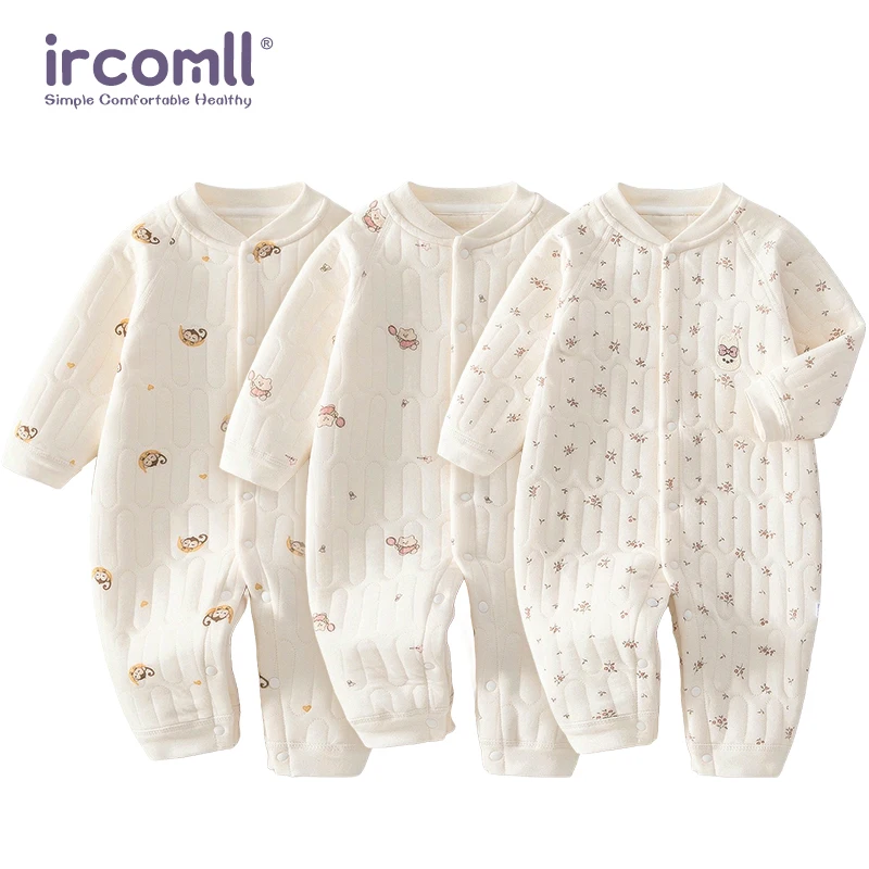 Утепленный хлопковый комбинезон Ircomll для новорожденных (0-18 месяцев) на осень-зиму, однотонный, с круглым вырезом, комплект для малышей
Утепленный хлопковый комбинезон Ircomll для новорожденных (0-18 месяцев) на осень-зиму, однотонный, с круглым вырезом, комплект для малышей