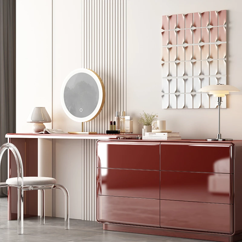 High-Grade Minimalist Dressing Table Chest of Drawers Integrated Bedroom Tailstock Storage Cabinet Corner Dresser Desk
High-Grade Minimalist Dressing Table Chest of Drawers Integrated Bedroom Tailstock Storage Cabinet Corner Dresser Desk
