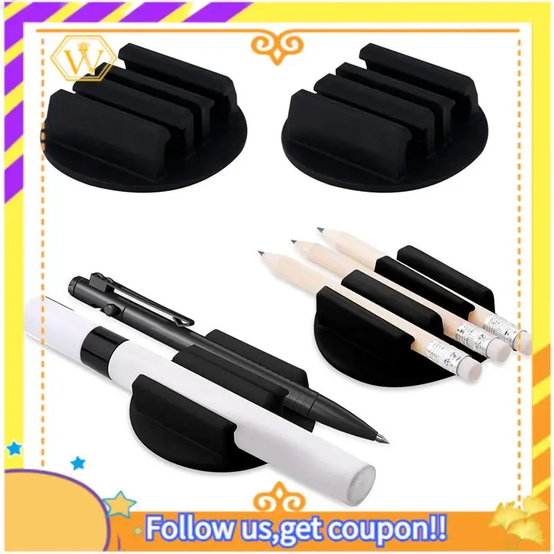 4 PCS Adhesive Silicone Pen Holder, Pen Clip Set Marker Holder Black For Desk Clipboard And Other Flat Surfaces Pencil Holder
4 PCS Adhesive Silicone Pen Holder, Pen Clip Set Marker Holder Black For Desk Clipboard And Other Flat Surfaces Pencil Holder