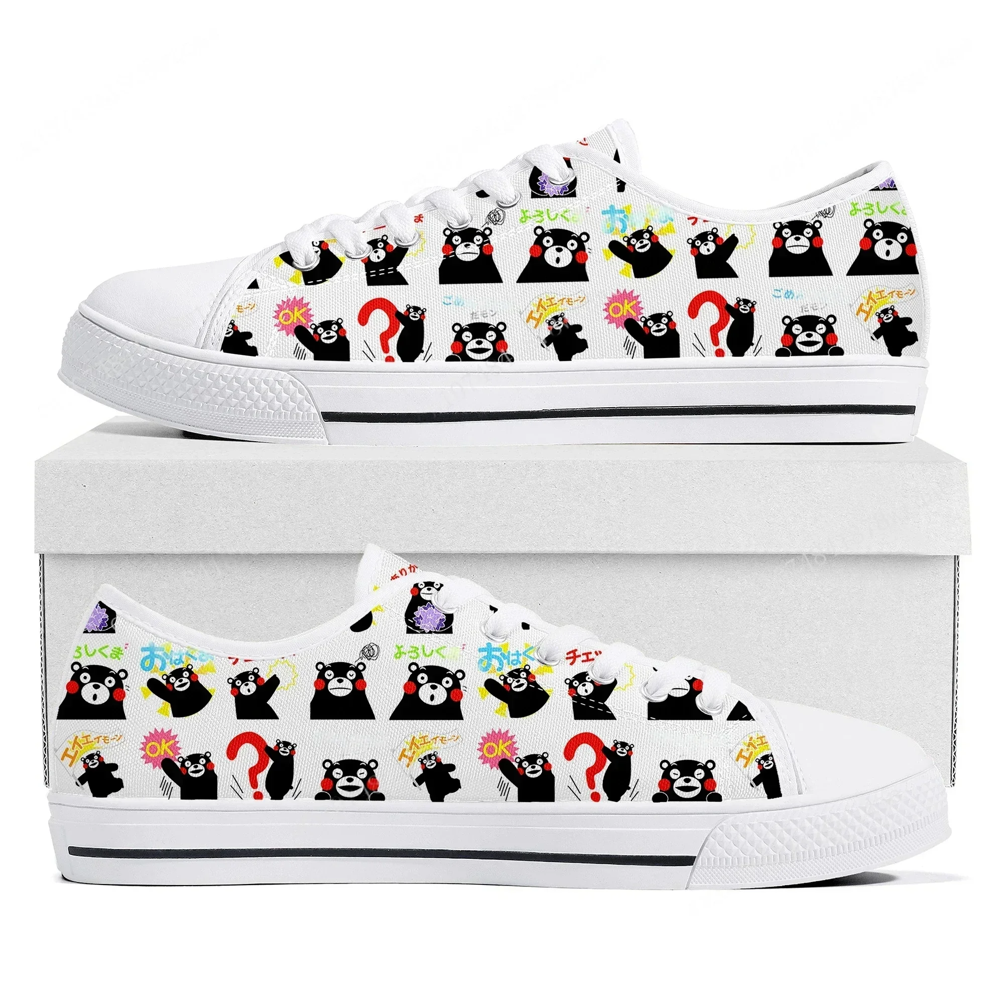 Kumamon Low Top Sneakers Womens Mens Teenager High Quality Canvas Sneaker Couple Japanese Cartoon Comics Manga Custom Made Shoes
Kumamon Low Top Sneakers Womens Mens Teenager High Quality Canvas Sneaker Couple Japanese Cartoon Comics Manga Custom Made Shoes