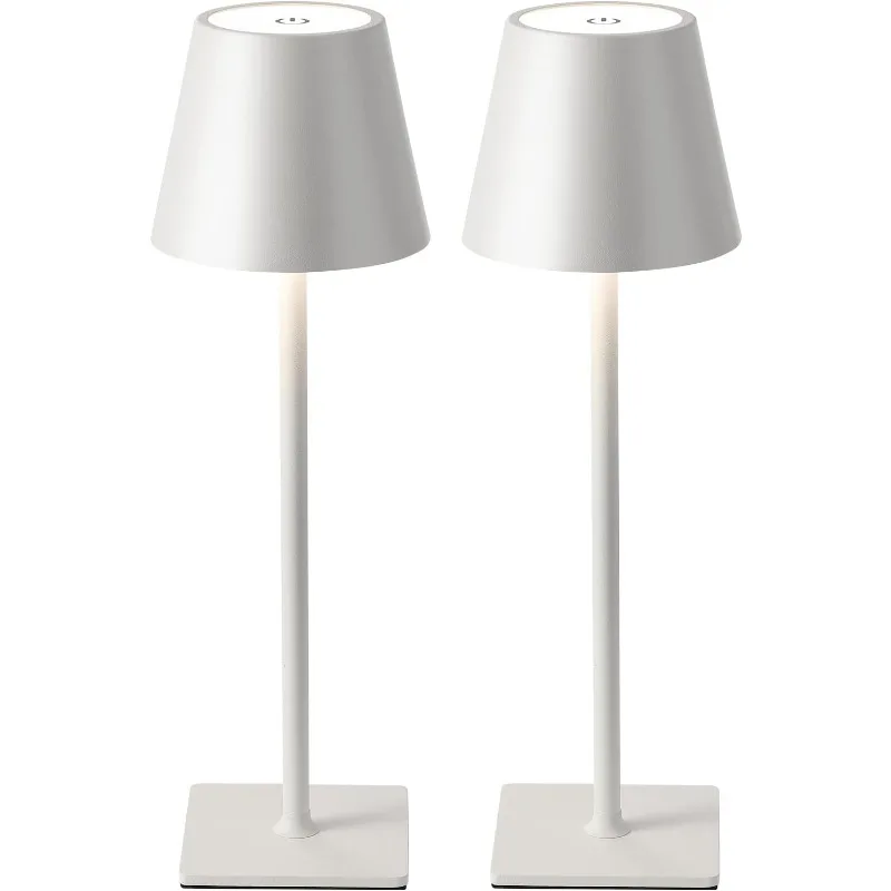 2 Pack Cordless Table Lamp, Portable LED Desk Lamp, 5000mAh Battery Operated, 3 Color Stepless Dimming Up, for Restaurant/Be
2 Pack Cordless Table Lamp, Portable LED Desk Lamp, 5000mAh Battery Operated, 3 Color Stepless Dimming Up, for Restaurant/Be