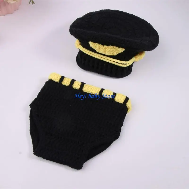 Q1FE Newborn Photo Clothing Set Knitted Clothes Outfis Kinnting Short Pant with Hat
Q1FE Newborn Photo Clothing Set Knitted Clothes Outfis Kinnting Short Pant with Hat