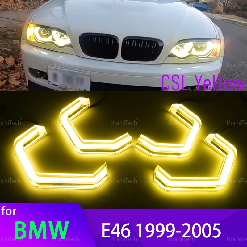 For BMW E46 Sedan Touring Wagon 1999-2005 M4 Style Lemon Yellow DRL LED Angel Eyes Light White Daytime Light Kit
For BMW E46 Sedan Touring Wagon 1999-2005 M4 Style Lemon Yellow DRL LED Angel Eyes Light White Daytime Light Kit