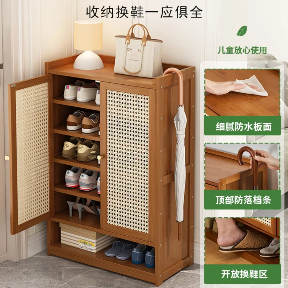 Home Doorway Storage Fantastic Space-Saving Solid Wood Multi-Layer with Door Dustproof Shoe Cabinet
Home Doorway Storage Fantastic Space-Saving Solid Wood Multi-Layer with Door Dustproof Shoe Cabinet