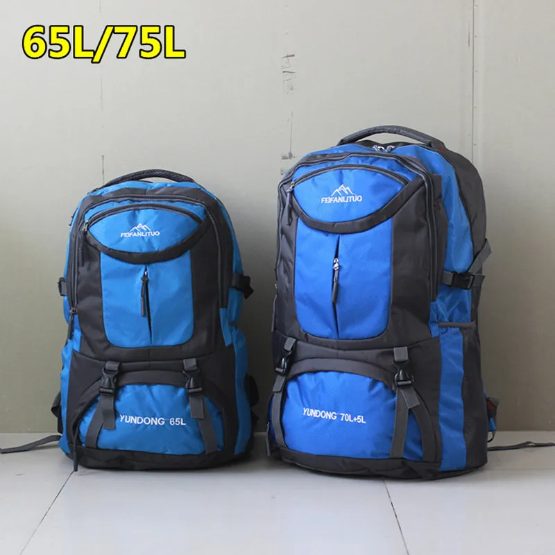65L/75L Nylon Waterproof Hiking Sports Backpack Men Women Outdoor Mountaineering Camping Travel Luggage Bag Rucksack
65L/75L Nylon Waterproof Hiking Sports Backpack Men Women Outdoor Mountaineering Camping Travel Luggage Bag Rucksack