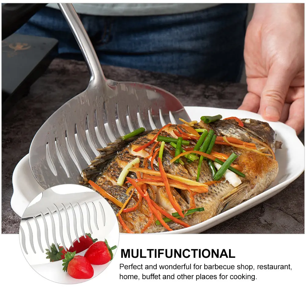 1 шт., кухонная лопата из нержавеющей стали, сверхмощная кухонная лопатка, лопатка для рибного стейка для барбекю, ресторана, набор столовых приборов для домашнего использования
1 шт., кухонная лопата из нержавеющей стали, сверхмощная кухонная лопатка, лопатка для рибного стейка для барбекю, ресторана, набор столовых приборов для домашнего использования
