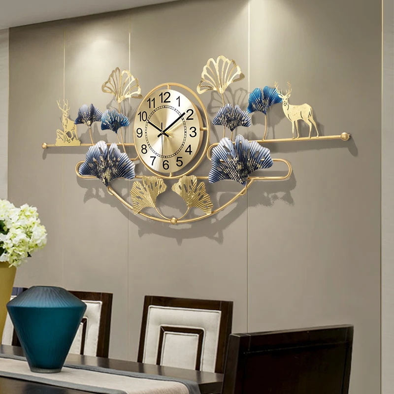 Ginkgo Leaf Creative Wall Clock Modern Luxury Entryway Living Room Decor Silent Artistic Wall Clock
Ginkgo Leaf Creative Wall Clock Modern Luxury Entryway Living Room Decor Silent Artistic Wall Clock