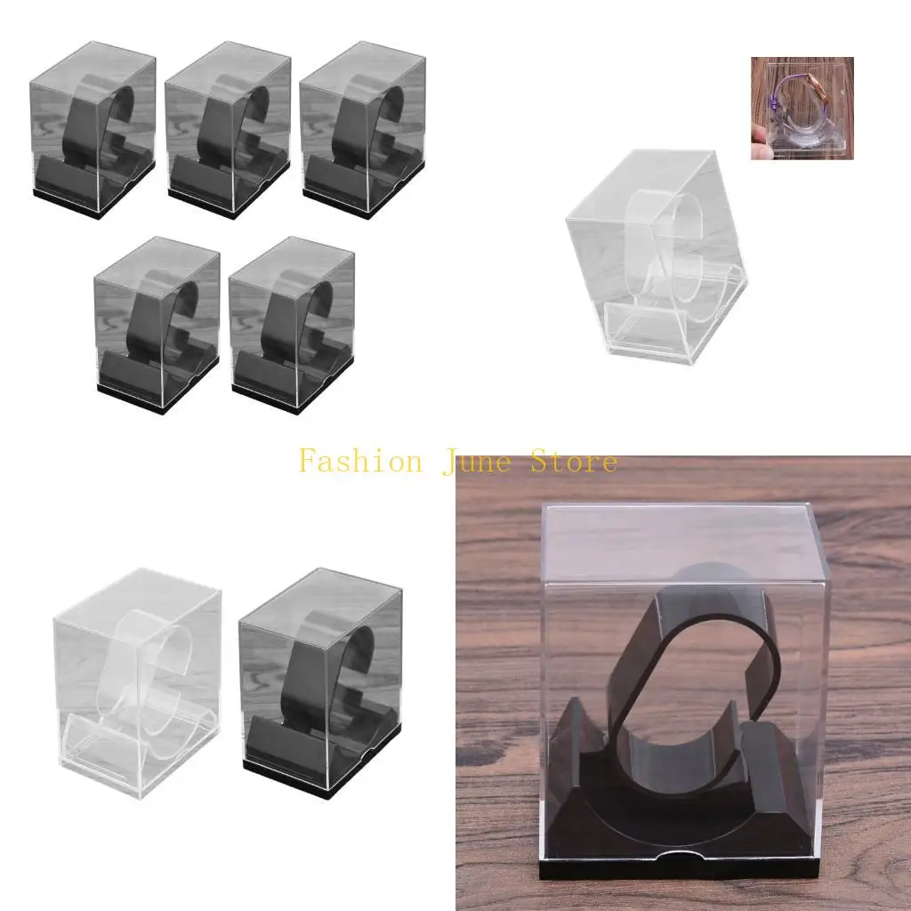 N5KA Set of 5 Clear Plastic Watch Storage Stands Jewelry Display Case Organizers
N5KA Set of 5 Clear Plastic Watch Storage Stands Jewelry Display Case Organizers