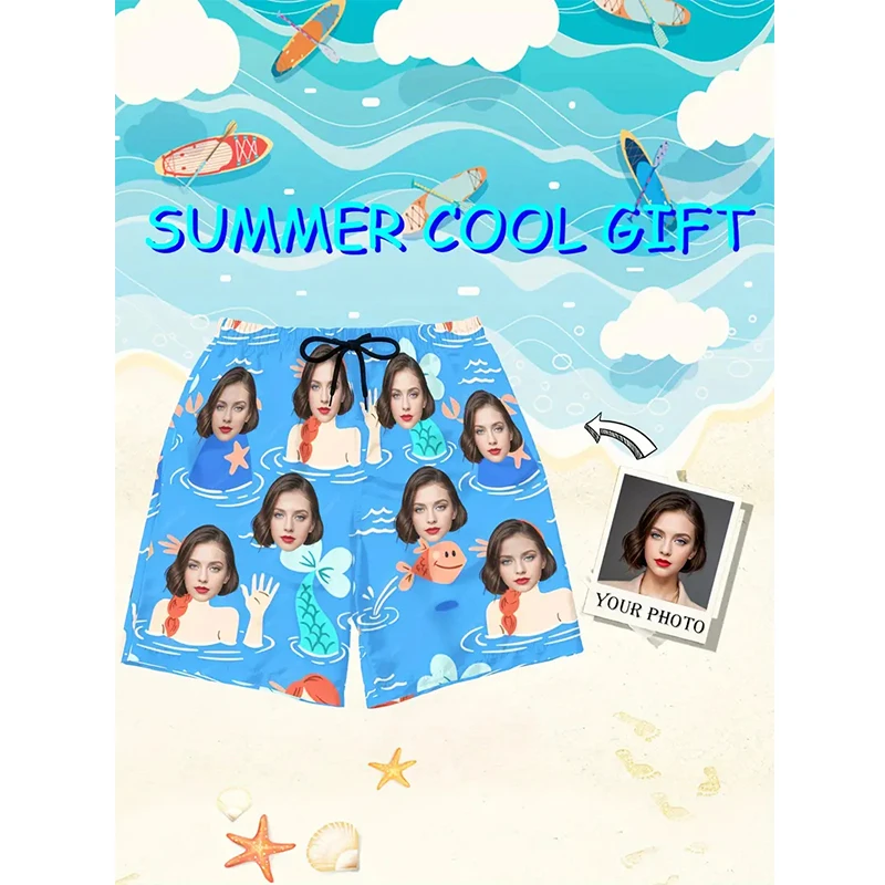 Custom Face Photo Funny Shorts Men Women Short Pants DIY Your Picture Fitness Sportswear Personalized Quick Dry Sports Trunks
Custom Face Photo Funny Shorts Men Women Short Pants DIY Your Picture Fitness Sportswear Personalized Quick Dry Sports Trunks
