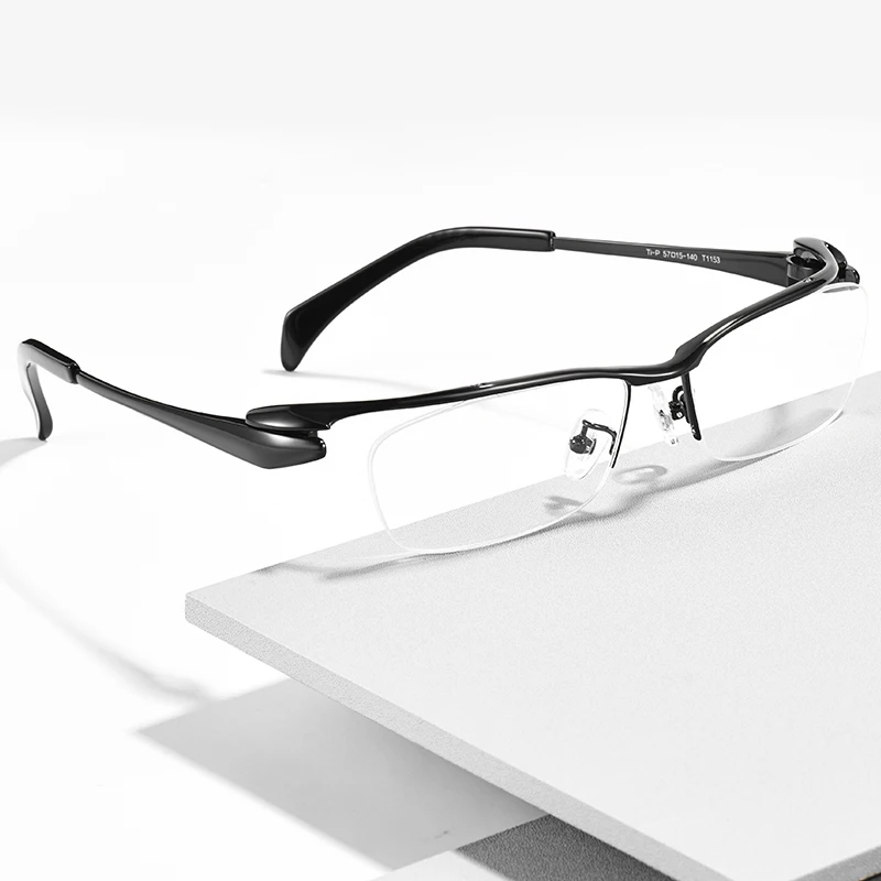 Pure Titanium Men's Semi Rimless Glasses Frame Lightweight Rectangle Eyeglasses Japanese Luxury Brand Myopia Optical Eyewear
Pure Titanium Men's Semi Rimless Glasses Frame Lightweight Rectangle Eyeglasses Japanese Luxury Brand Myopia Optical Eyewear