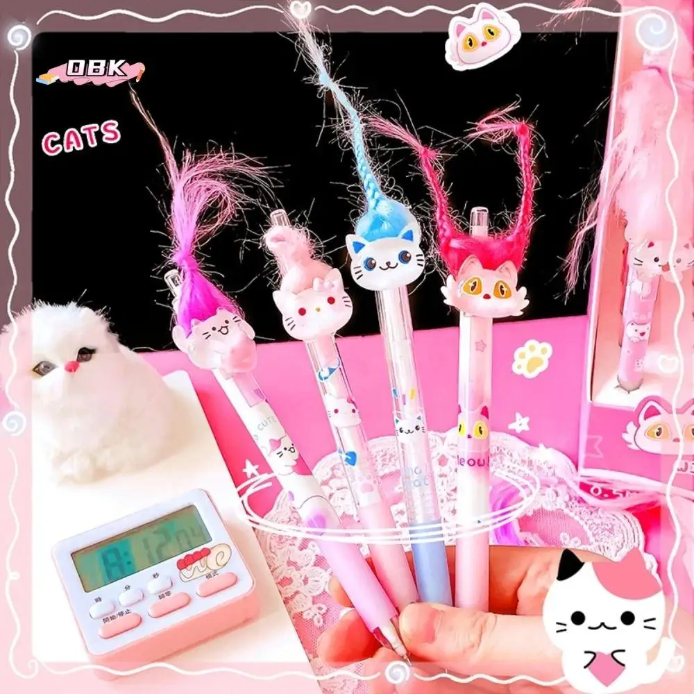 Kawaii милая стираемая ручка для расчесывания волос, довольно эстетичная гелевая ручка Сакура Китти, мультяшный механический карандаш Kitty 0,5 мм для детей
Kawaii милая стираемая ручка для расчесывания волос, довольно эстетичная гелевая ручка Сакура Китти, мультяшный механический карандаш Kitty 0,5 мм для детей