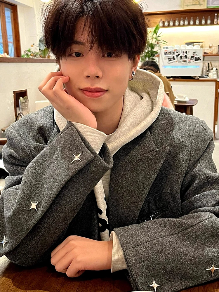 Корейское шерстяное пальто Thened, мужское осенне-зимнее ветровка выше колена средней длины Jaet Haome, высокие мужские
Корейское шерстяное пальто Thened, мужское осенне-зимнее ветровка выше колена средней длины Jaet Haome, высокие мужские