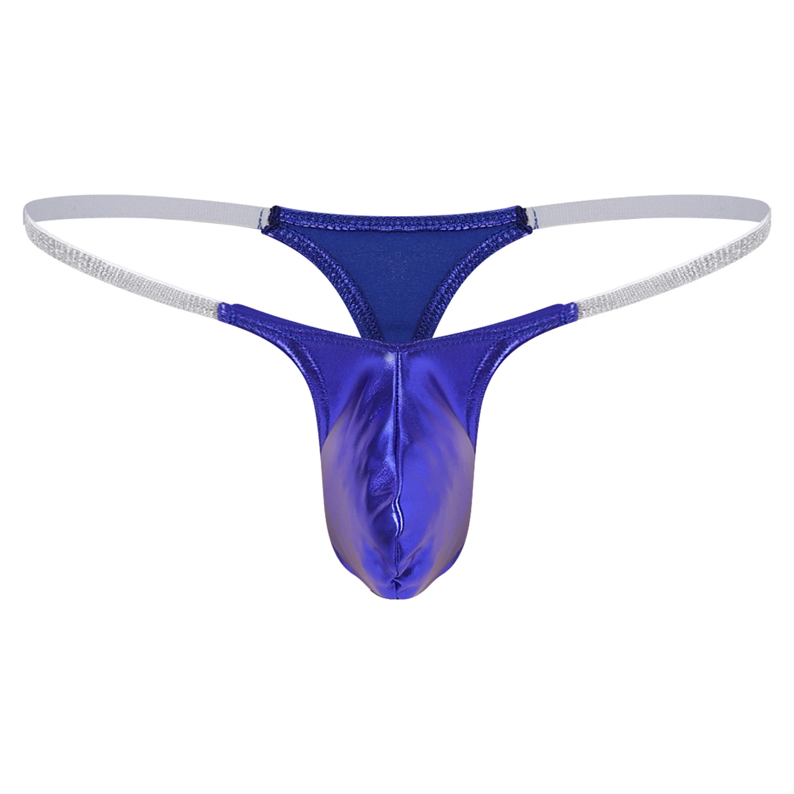 Mens Metallic Shiny Bulge Pouch Panties Low Rise Mini Briefs Elastic Waistband T-back Thong Underwear Beach Swimwear Clubwear
Mens Metallic Shiny Bulge Pouch Panties Low Rise Mini Briefs Elastic Waistband T-back Thong Underwear Beach Swimwear Clubwear