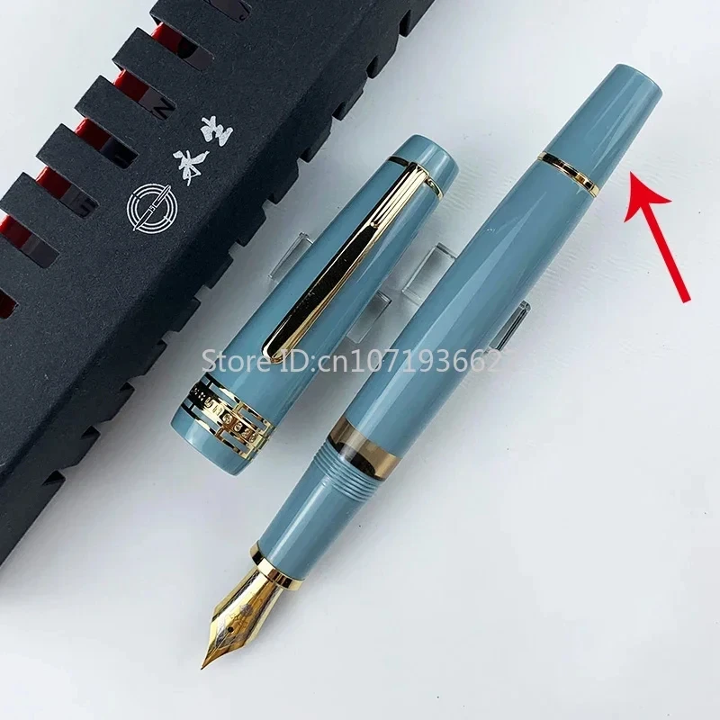New Yongsheng Wingsung 629 Piston Filling Fountain Pen Iridium Gold EF F Nib Black Dark Blue Resin Writing Ink Pens High Quality
New Yongsheng Wingsung 629 Piston Filling Fountain Pen Iridium Gold EF F Nib Black Dark Blue Resin Writing Ink Pens High Quality