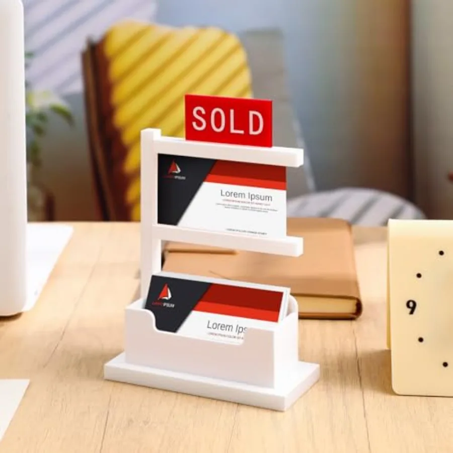 Real Estate Business Card Holder Display Real Estate Agent Supplies Business Card Stand for Office Reception Holds
Real Estate Business Card Holder Display Real Estate Agent Supplies Business Card Stand for Office Reception Holds