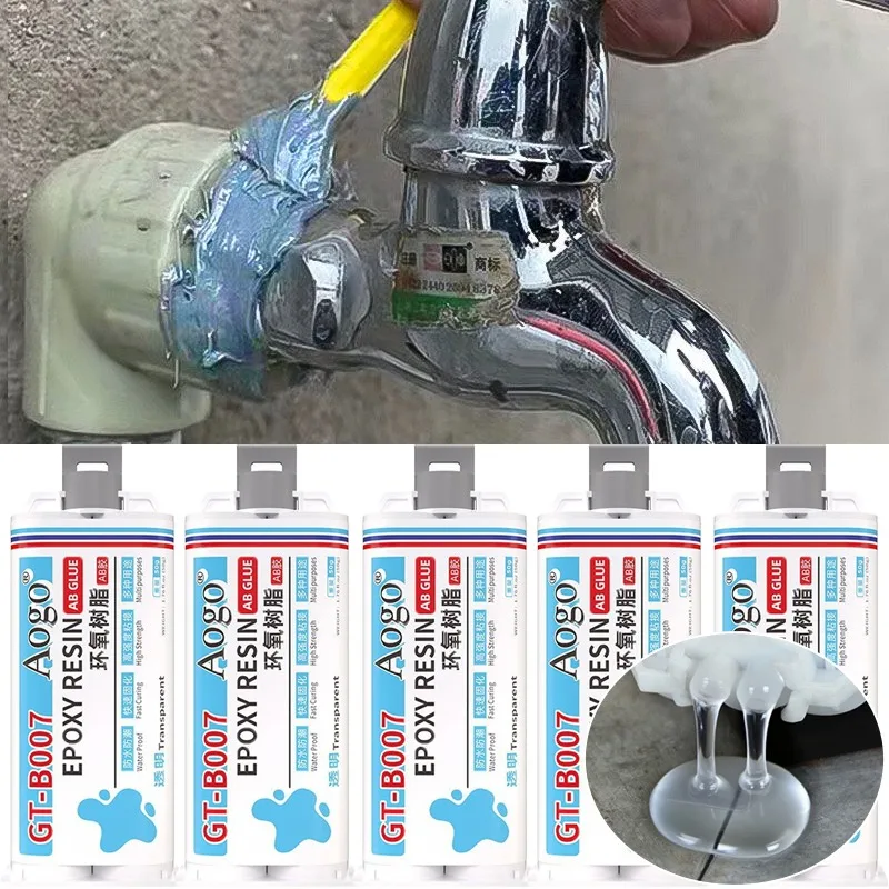 1/5set Transparent Epoxy Resin AB Glue High Temperature Resistant Quick Dry Adhesive Waterproof Gel for Metal Plastic Repair
1/5set Transparent Epoxy Resin AB Glue High Temperature Resistant Quick Dry Adhesive Waterproof Gel for Metal Plastic Repair