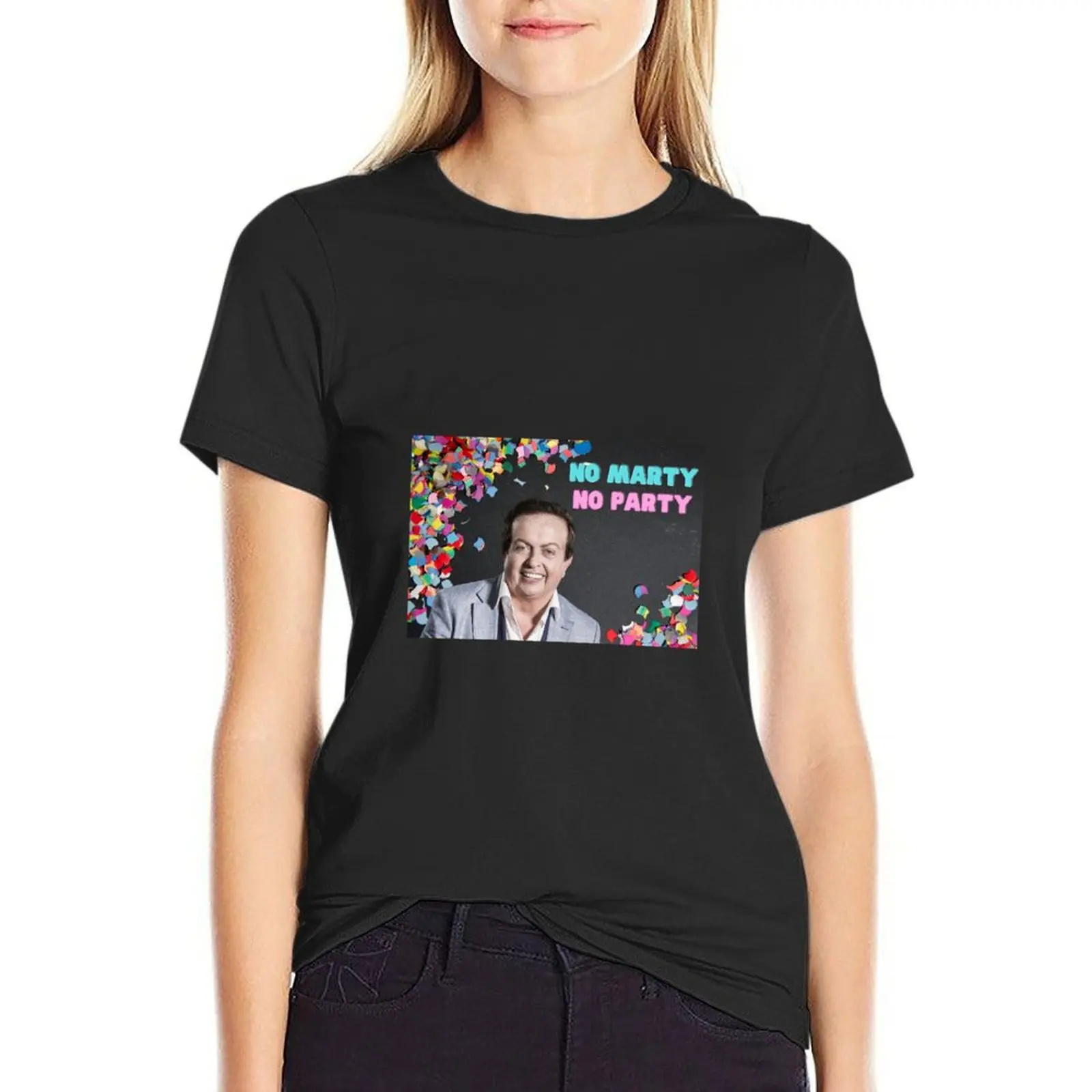 No Marty No Party T-Shirt korean fashion plus sizes anime clothes summer clothes Woman clothes
No Marty No Party T-Shirt korean fashion plus sizes anime clothes summer clothes Woman clothes