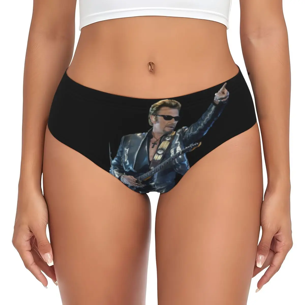 Custom Womens Johnny Hallyday French Rock Singer Brief Panties Female Comfort Underwear Underpants
Custom Womens Johnny Hallyday French Rock Singer Brief Panties Female Comfort Underwear Underpants