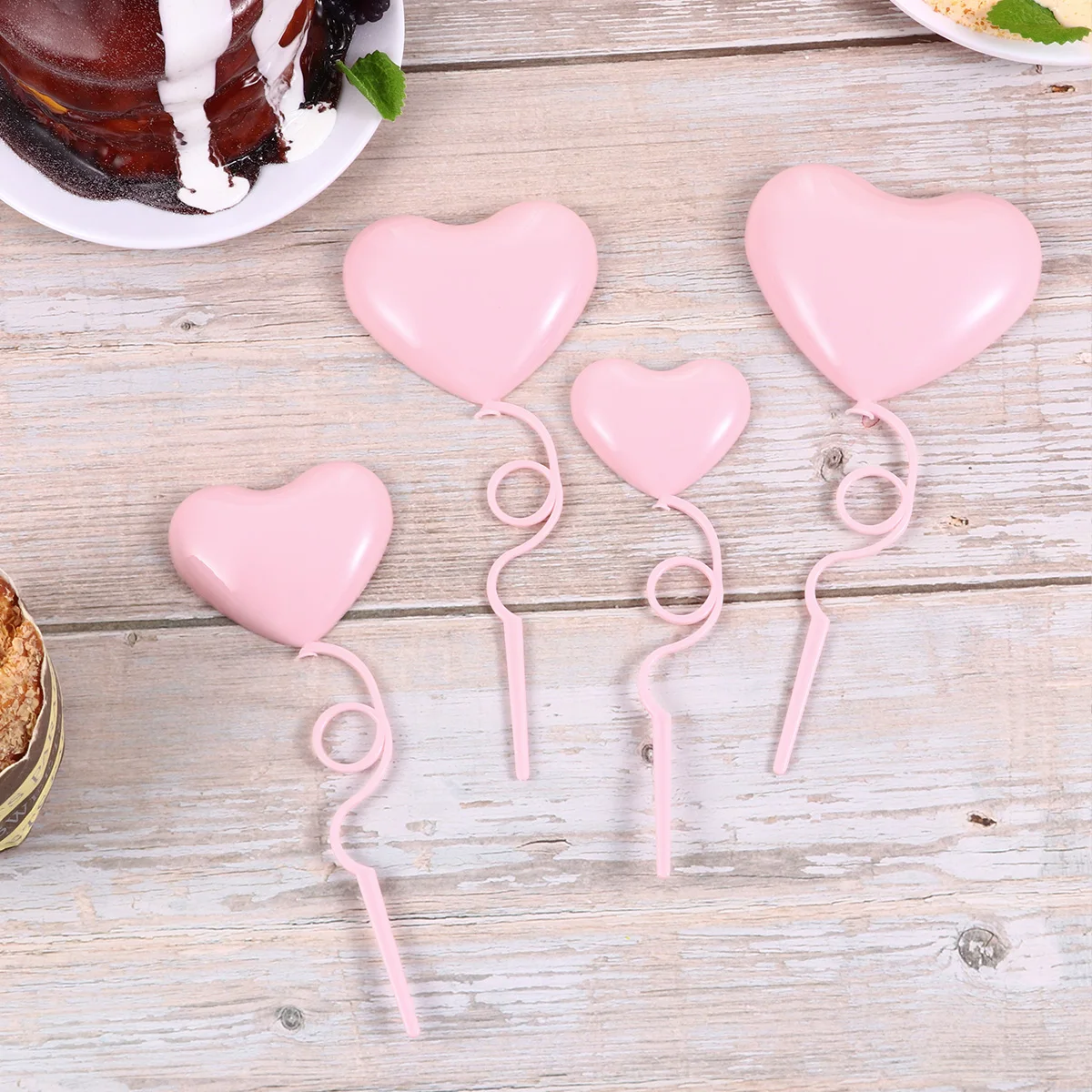24 Pcs Heart Shape Cake Toppers Fruit Insert Wedding Decor Valentine's Day Cupcake Tabletop Decoration
24 Pcs Heart Shape Cake Toppers Fruit Insert Wedding Decor Valentine's Day Cupcake Tabletop Decoration