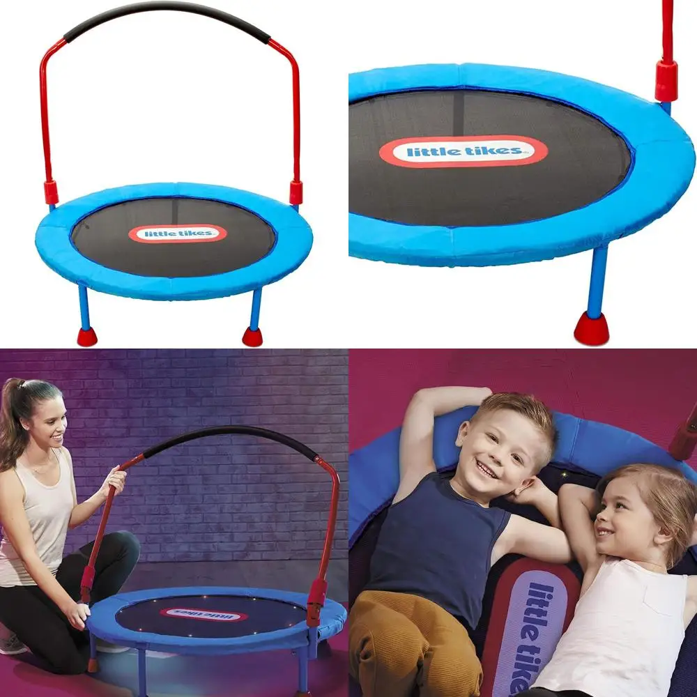 Light-Up 3-foot Trampoline with Folding Handle for Kids Ages 3 to 6
Light-Up 3-foot Trampoline with Folding Handle for Kids Ages 3 to 6