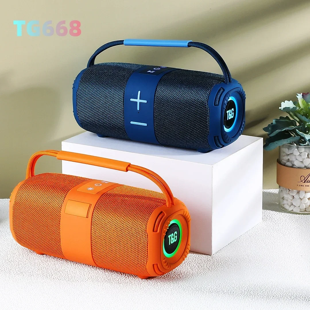 Portable Bluetooth Speaker With LED Light TWS Outdoor Gift Handheld Wireless Subwoofer support TF/AUX/FM And U Disk TG668
Portable Bluetooth Speaker With LED Light TWS Outdoor Gift Handheld Wireless Subwoofer support TF/AUX/FM And U Disk TG668