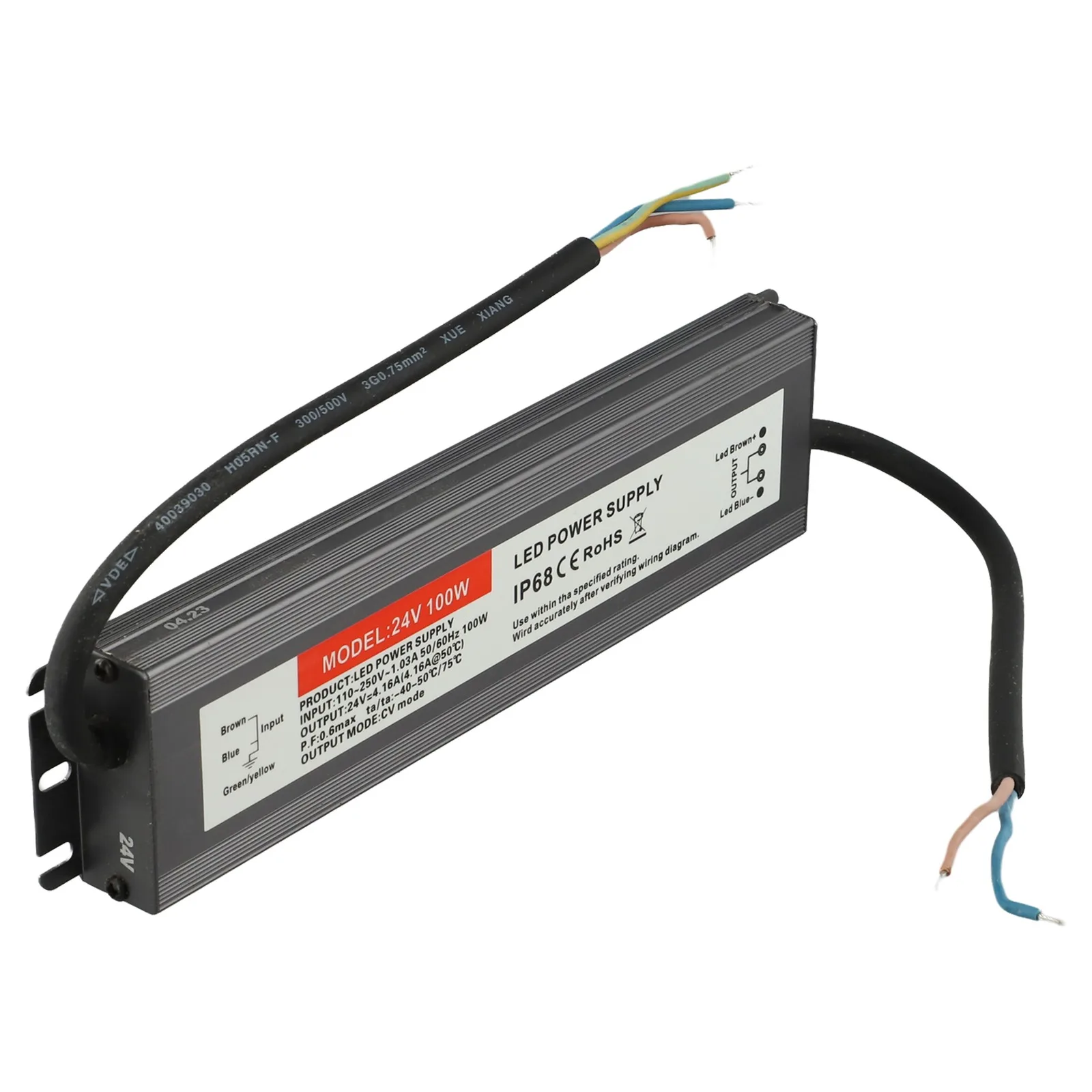 100W Adapter LED Driver Outdoor Lighting Max Load 100W Output Current 4.16A Overload Protection For CCTV Cameras
100W Adapter LED Driver Outdoor Lighting Max Load 100W Output Current 4.16A Overload Protection For CCTV Cameras