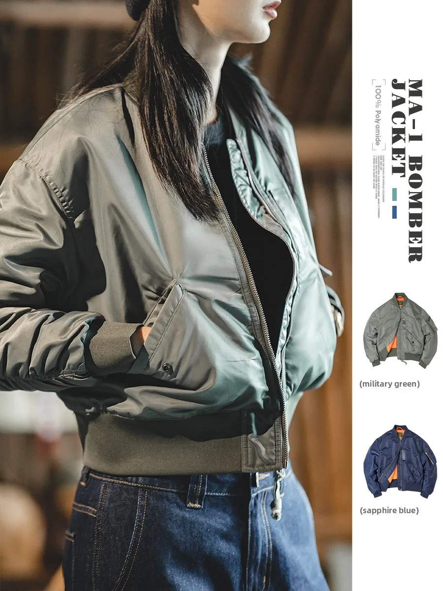 Maden American Military een Baseball Jaet ort Thiened Women's Pilot Sle Cotton Workwear Autumn Outerwear Coat
Maden American Military een Baseball Jaet ort Thiened Women's Pilot Sle Cotton Workwear Autumn Outerwear Coat