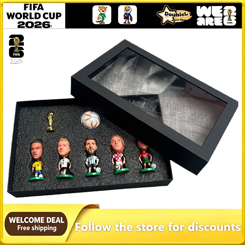 2026 World Cup Football Star Player Doll Model Figurine Car Interior Decor Collectible Souvenir Toy for Football Ideal Fans Gift
2026 World Cup Football Star Player Doll Model Figurine Car Interior Decor Collectible Souvenir Toy for Football Ideal Fans Gift
