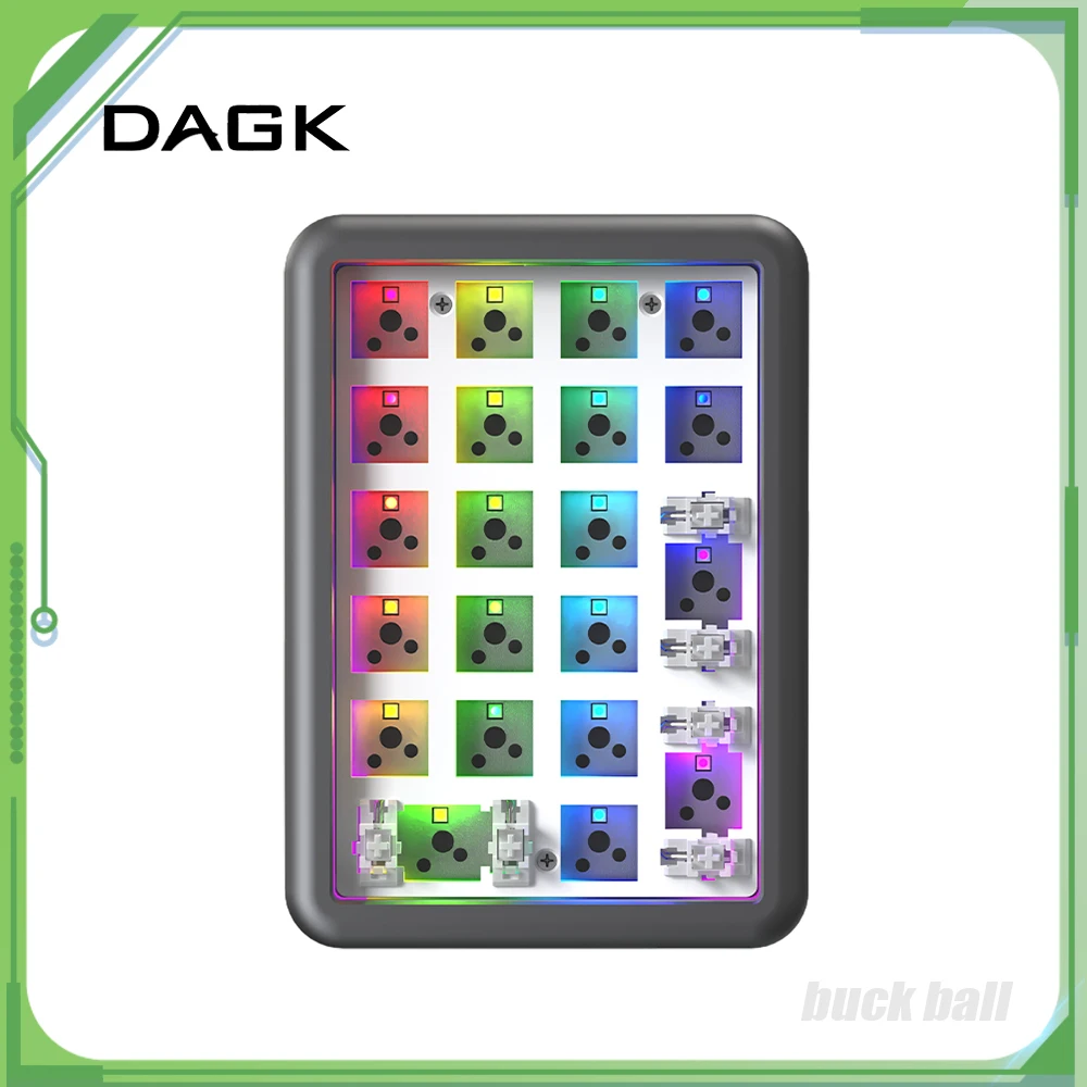 DAGK Alloy Pad Wireless Mechanical Keyboard Kits CNC Hot Swap Keypad Aluminum Alloy Three Mode Gaming Keyboard 21 Keys Customize
DAGK Alloy Pad Wireless Mechanical Keyboard Kits CNC Hot Swap Keypad Aluminum Alloy Three Mode Gaming Keyboard 21 Keys Customize