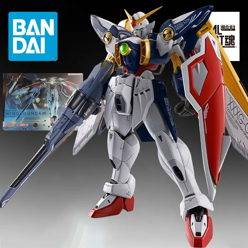 Оригинальная металлическая фигурка робота Bandai, аниме-фигурка XXXG-01W Wing Gundam, игрушки для мальчиков, подарок для детей, коллекционная модель, украшение
Оригинальная металлическая фигурка робота Bandai, аниме-фигурка XXXG-01W Wing Gundam, игрушки для мальчиков, подарок для детей, коллекционная модель, украшение