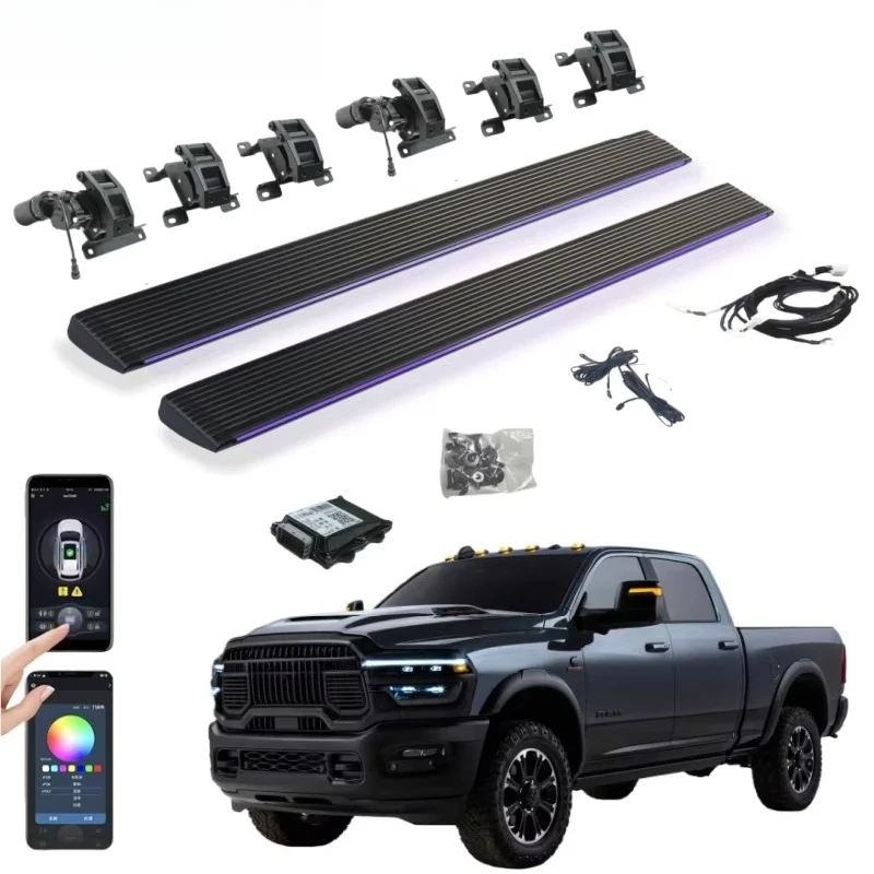 Электрические автоматические выдвижные подножки для пикапа RAM 1500 Big Horn 2024-2026 годов
Электрические автоматические выдвижные подножки для пикапа RAM 1500 Big Horn 2024-2026 годов