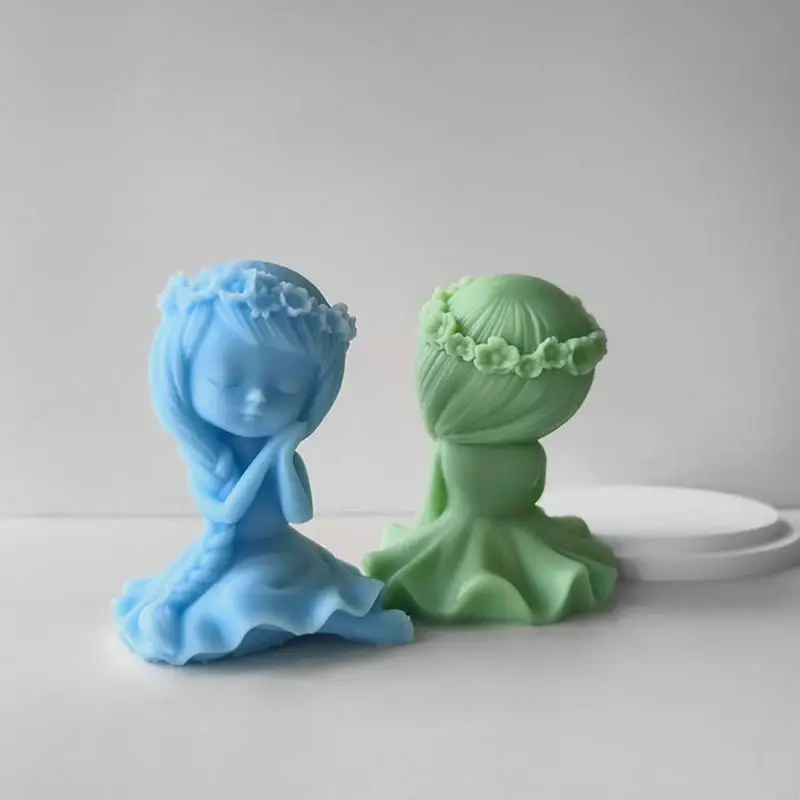 3D Flower Fairy Plaster Doll Silicone Mold DIY Beauty Girl Aroma Gypsum Resin Mould Home Decorative Ornaments
3D Flower Fairy Plaster Doll Silicone Mold DIY Beauty Girl Aroma Gypsum Resin Mould Home Decorative Ornaments